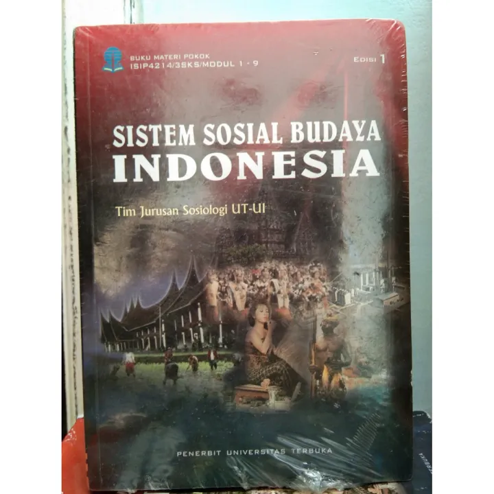 Buku Materi Pokok Sistem Sosial Budaya Indonesia Edisi 1 Tim Jurusan