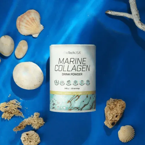 biotechusa-hydrolysed-marine-collagen-drink-powder-240g-green-tea-lemon-มารีน-คอลลาเจน-เปปไทด์-ผลิตจากปลาทะเลน้ำลึก
