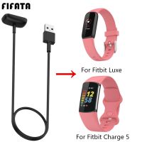 ☋☁ Kabel do ładowarki Fitbit Charge 5 przewód ładowarki USB do Fitbit Luxe/Luxe wydanie specjalne Smartwatch