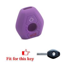 dfthrghd 2 Buttons Purple Remote Key Shell Holder Fob Case Cover for BMW 3 5 7 SERIES Z3 Z4 X3 X5