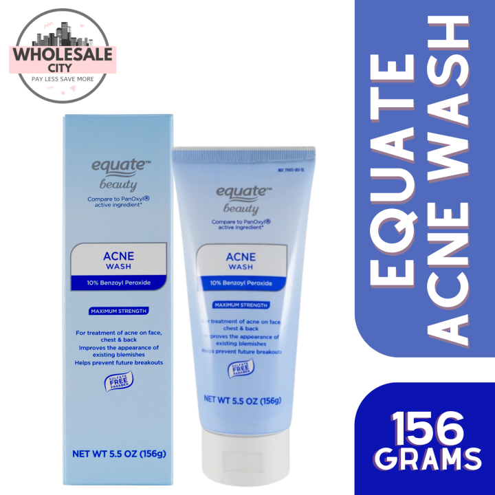 Equate Beauty Acne Facial Cleansing Wash Benzoyl Peroxide 5.5 oz Active