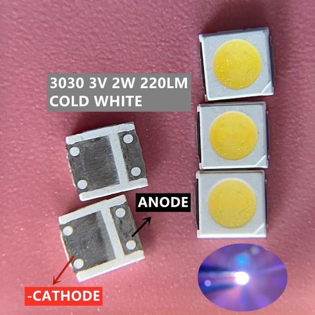 100-50pcs-tcl-led-backlight-high-power-led-2w-3030-3v-cool-white-220lm-pt30w45-v1-tv-application-3030-smd-led-diode