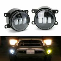 White/Yellow Dual Color 20W High Power LED Fog Light Kit Angel Eye for