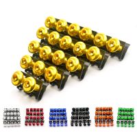 20PCS M6 Universal 6mm CNC motorcycle body work fairing bolts screws For Honda Hornet 600 CBR 600 RR CB 1000 R KAWASAKI Z 800