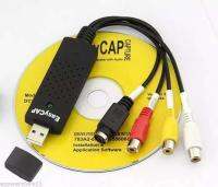 Easycap USB 2.0 Easy Cap Video TV DVD VHS DVR Capture Adapte