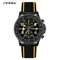 ZZOOI New SINOBI Creative Design Airplane Chronograph Mens Watches Original Geneva Calender Man Quartz Wristwatches Top Sports Clock