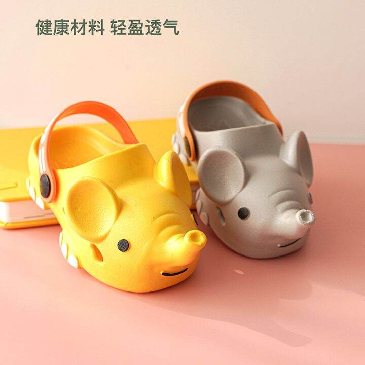 children-39-s-hole-sandals-breathable-non-slip-cute-cartoon-elephant-beach-boys-girs-solid-color-soft-shoes-first-walking-sandals