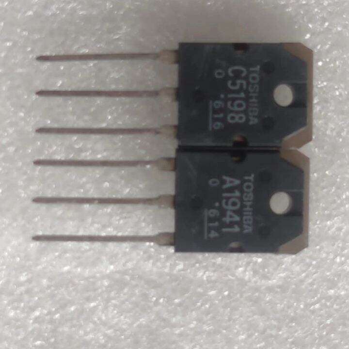 TRANSISTOR C5198 A1941 POWER TR AMPLIFIER ORIGINAL - (Bisa Bayar di