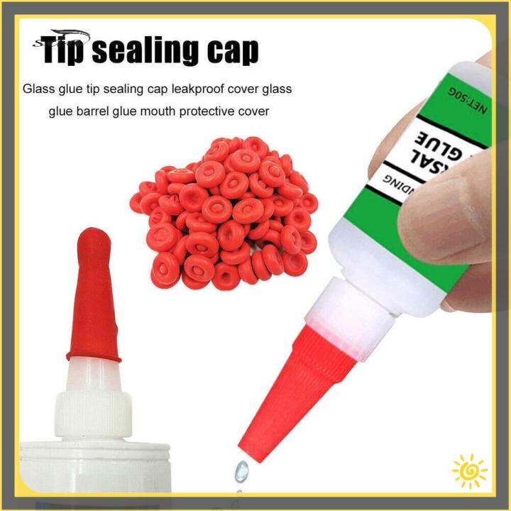 Latex Caulk Saving Cap ReSealable Caulking Nozzle Tube Tips Covers