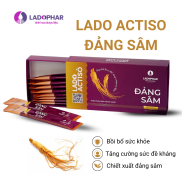 Nước uống Lado Actiso đảng sâm bồi bổ cơ thể - hộp 10 gói