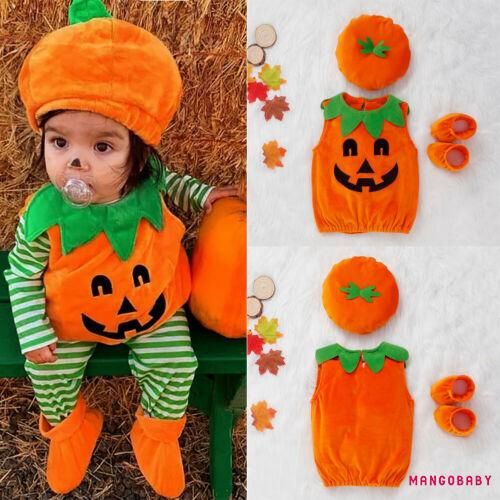 MG-Cute Cosplay Halloween clothes Baby Kids Pumpkin Suit | Lazada PH