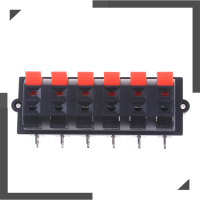 WonderfulBuyinge 12 Way 2 ROW PUSH RELEASE Connector แผ่นลำโพงสเตอริโอเทอร์มินัล Strip BLOCK