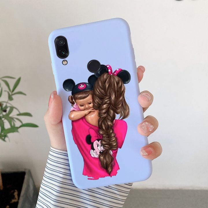 candy-silicone-soft-cover-for-xiaomi-redmi-note-6-7-case-fashion-mother-and-daughter-back-cover-for-redmi-note-6-7-pro-bumper