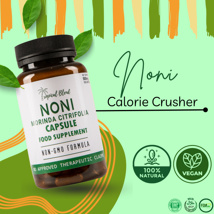 Noni Capsules Food Supplements Pure and Organic FDA Approved (105 Capsules) Lazada PH