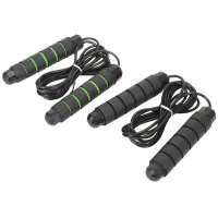 2 Pieces Of Jump Rope Sport Speed Rope for Fitness, Weight Loss. Professional Ball Bearing and Anti-Slip Handles