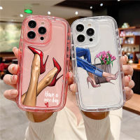 เคส C35 C30S สำหรับ Realme C33รองเท้าส้นสูงผู้หญิง C15 C12 C25 C11 5i Realme5 6i 5วินาทีเคสรองรับการกระแทกกันตกฝาครอบกันกระแทก