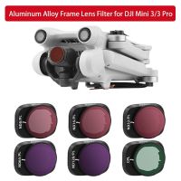 Aluminum Alloy Frame Lens Filter For DJI Mini 3/3 Pro Camera UV CPL ND8PL ND16PL ND32PL ND64PL Filters Kit Drone Accessories