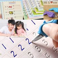 【CC】✈◎✗  Reusable Copybook Calligraphy Learn Alphabet Painting Arithmetic Math Children Handwriting Practice Books Baby