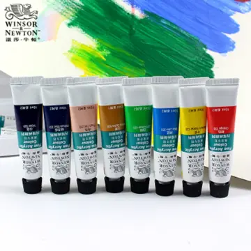 WINSOR&NEWTON 12/18/24 Colors Professional Acrylic Paints Set 10ml Hand  Painted Wall Painting Textile Paint