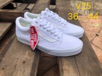 Vans Old Skool (size36-44)ขาวล้วน