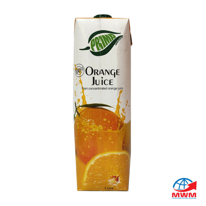 JUICE DRINK IMPORTED PRIMA SELECTIONS ORANGE JUICE 1L FROM CYPRUS 100% ...