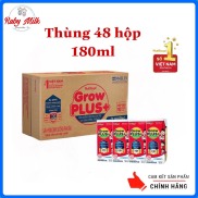 Date 2.2024 Thùng 48 hộp Sữa NutiFood Grow Plus đỏ pha sẵn 180ml