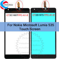 หน้าจอสัมผัส5.0 สำหรับ Nokia Lumia RM-1090 535 N535 2วินาที2C หน้าจอสัมผัส CT2S1973 CT2C1607 Digitizer เซนเซอร์แผงกระจก