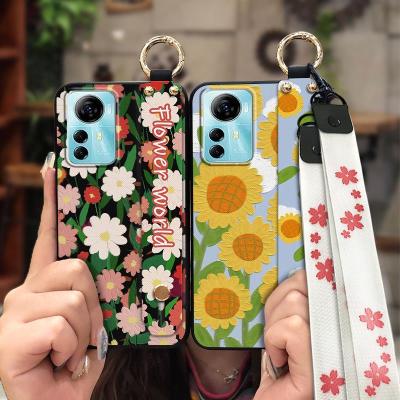 New Arrival Soft Phone Case For ZTE Blade V41 Smart Shockproof Kickstand cute Durable Soft Case cartoon sunflower ring