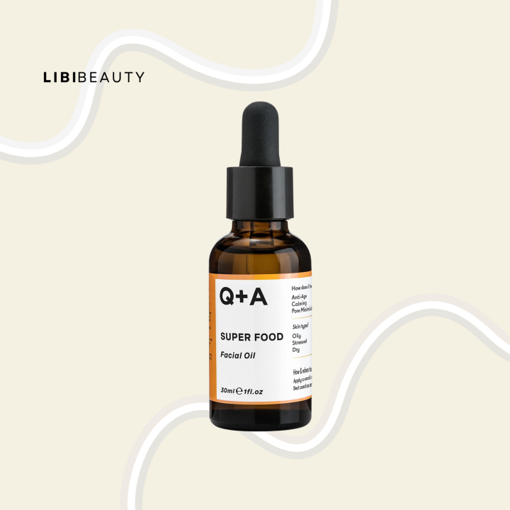 Q+A Superfood Facial Oil 30 ml. Lazada.co.th