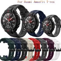 [HOT CHALIUIUILILXWE 607] สายรัดสร้อยข้อมือซิลิโคนนิ่มสำหรับ Huami Amazfit T REX สายรัดสายนาฬิกาเปลี่ยนได้สำหรับเล่นกีฬาสำหรับ Xiaomi Huami Amazfit T Rex Pro Correa