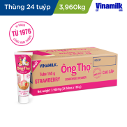 Thùng 24 Tuýp Sữa Đặc Có Đường Ông Thọ Dâu _ Tuýp 165g