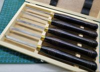 5 ชิ้น / ชุด MINI เครื่องมืองานไม้มีดตัดไม้ HSS Lathe Chisel Set