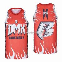 ♙✚ Basketball Jerseys DARK MAN X DMX jersey Cheap High-Quality Outdoor sports Hip hop Black Red 2023 NEW summer