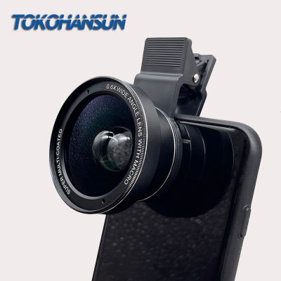 Mobile Phone Lens Kit 0.6x Super Wide Angle &amp; 15x Macro Micro Lens HD Camera Lentes for iPhone 8 X 11 12 13 Xiaomi Samsung