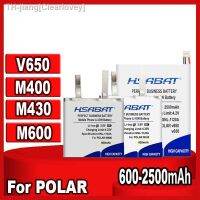 HSABAT 600mAh 2500mAh Battery for POLAR M430 M400 M600 V650 GPS Sports Watch New Li-Polymer Rechargeable Accumulator new brend Clearlovey