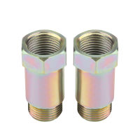 2Pcs 45mm M18 * 1.5 O2 Oxygen Sensor Extender Extension Spacer Bungs Adapter สีเหลือง