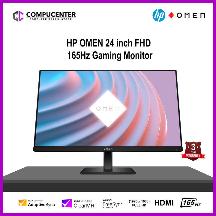 HP OMEN 24 inch FHD (1920x1080) 165Hz Gaming Monitor IPS Lazada PH