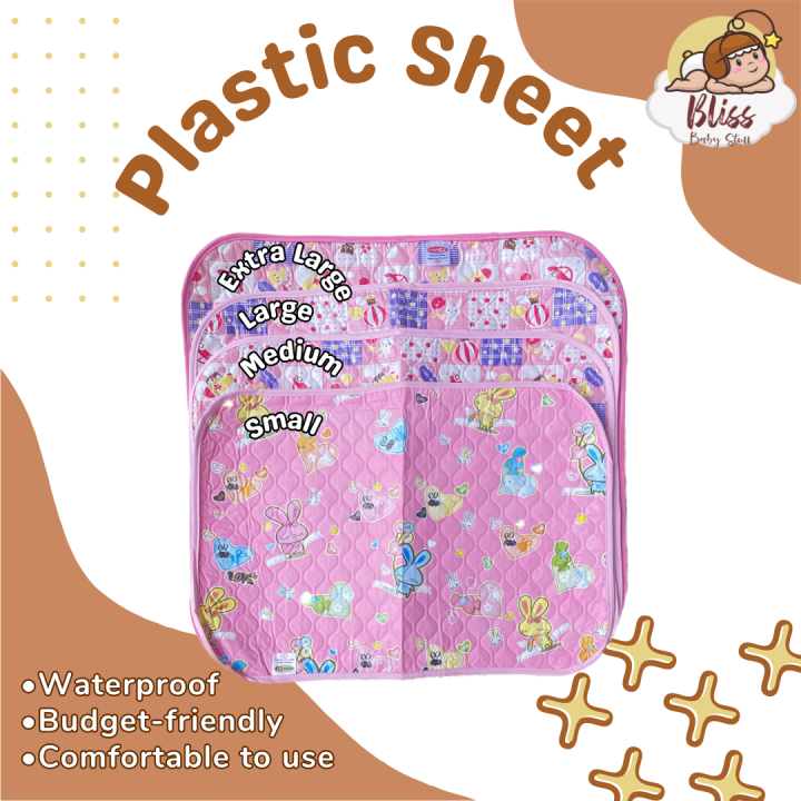 Plastic Sheet for Baby S,M,L,XL Changing Pad for Newborn Baby