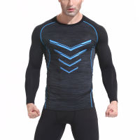 Dry Fit Compression Shirts Men Winter Fitness Long Sleeves Running Shirt Men Gym T Shirt Football Jersey Sportswear Sport Tight