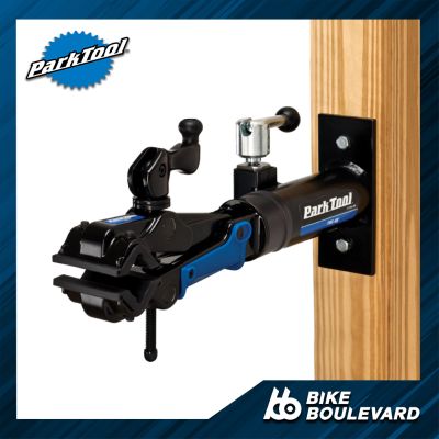 Parktool  PRS-4W-2 เครื่องจับยึดซ่อมจักรยานแบบยึดโต๊ะหรือผนัง หัวยึด 100-3D Deluxe Wall Mount Repair Stand with 100-3D clamp เครื่องมือซ่อมจักรยาน จาก USA