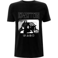 Led Zeppelin Icon Logo Photo T Shirt 100 ORIGINAL MERCH
