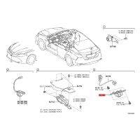 1 Piece 86790-06220 Car Rear View Camera with Bracket Assembly Replacement Parts Accessories for Toyota Camry Hybrid 2017-2021 Parking Assist Reverse Camera