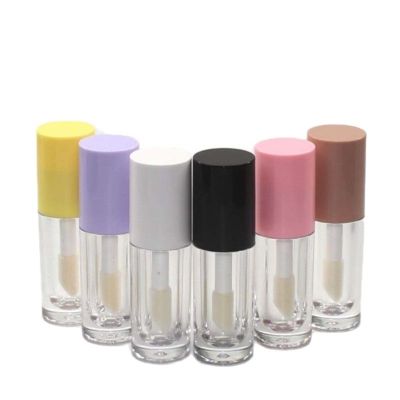 【cw】 5/10/20/30pcs 6ml Big brush lip gloss tube Round balm Bottle container with thick
