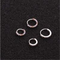 1PC 6810mm Cz Nose Hoop Helix Cartilage Earring Daith Snug Rook Tragus Ring Ear Piercing Jewelry