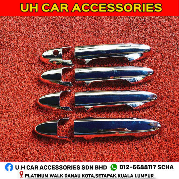 HONDA CITY 20142019 (KEYSTART) DOOR HANDLE COVER CHROME Lazada