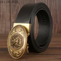 HOT ● BULUOLANDI Mens Automatic Buckle Belt Retro Faucet Fashion PU Leather Jeans Belt