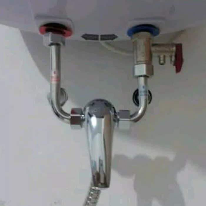 water heater instan/kran mini mixer/kran shower intalasi luar . | Lazada  Indonesia