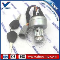 SINOCMP สวิตช์จุดระเบิด2ปุ่มสำหรับ Hyundai R210-7 R215-7 R220-7 Excavator