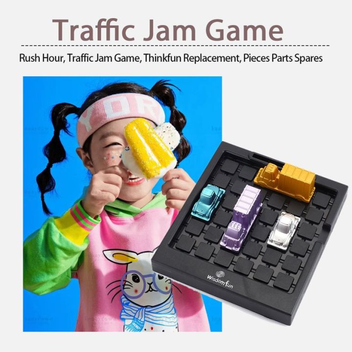 top-funny-rush-hour-traffic-jam-game-thinkfun-อะไหล่ทดแทนอะไหล่