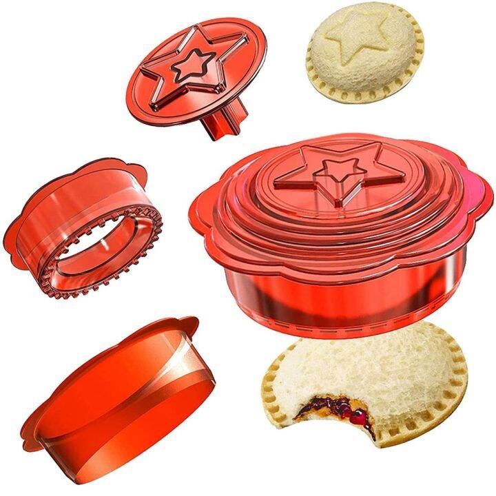 HCHC uncrustable round press for kids bread cutter sandwich sealer